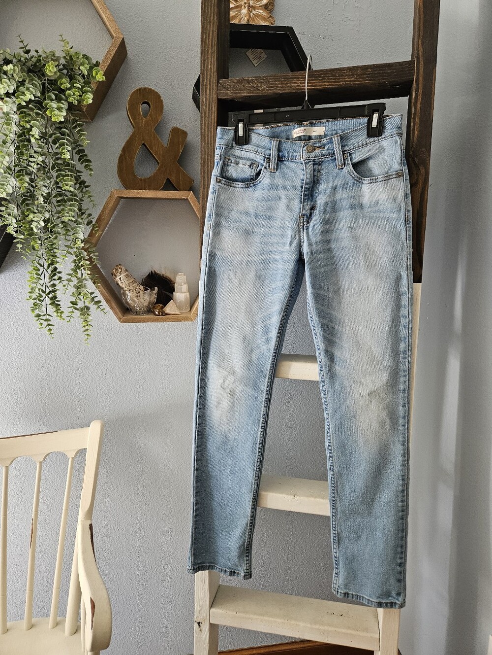 Levi Strauss Signature Light Wash Women's Skinny Jeans - Classic Stretch Denim
